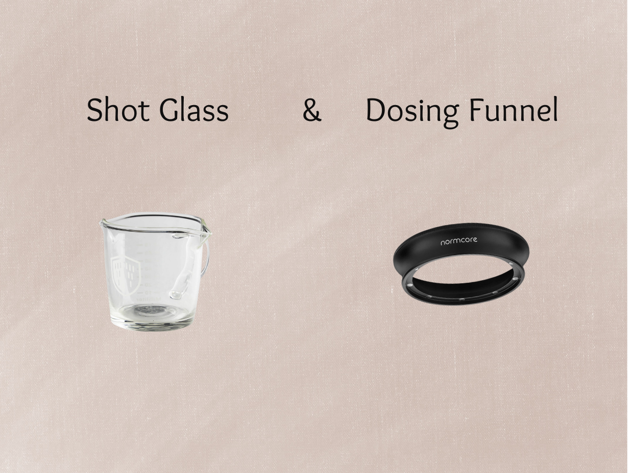 Shot Glass & Dosing Funnel Profitec Go