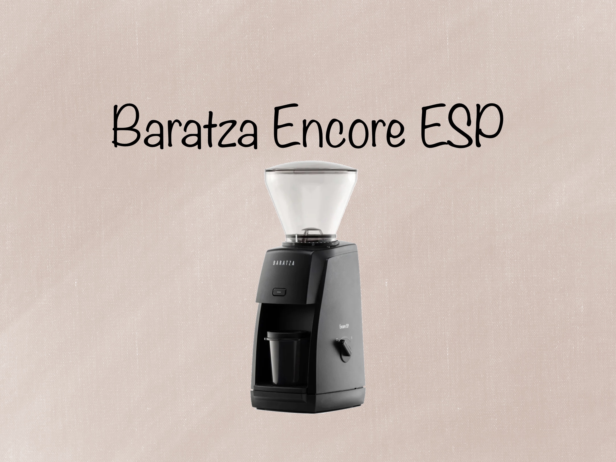 Baratza Encore ESP Coffee Grinder - White