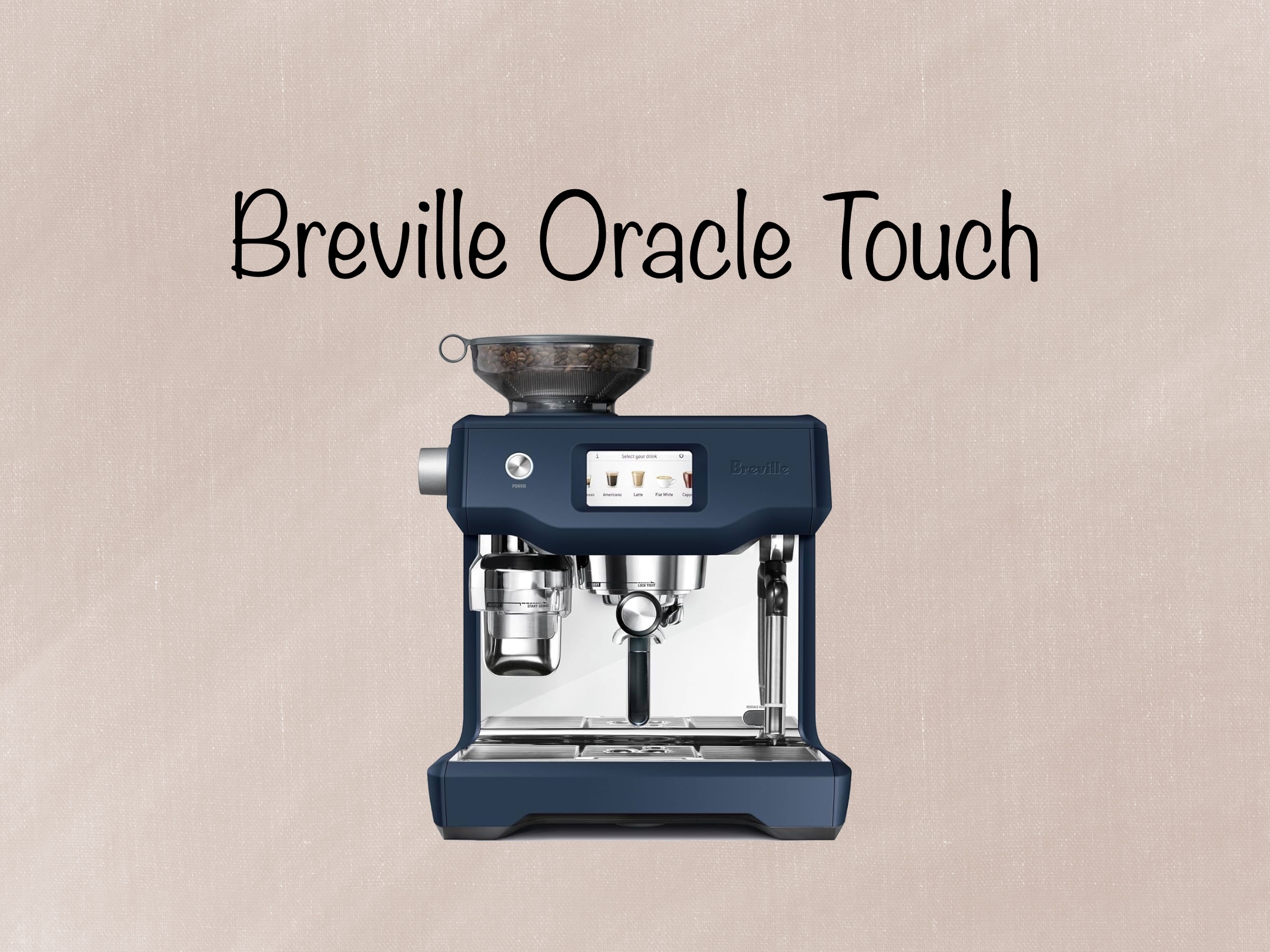 Breville Oracle Touch Navy Blue