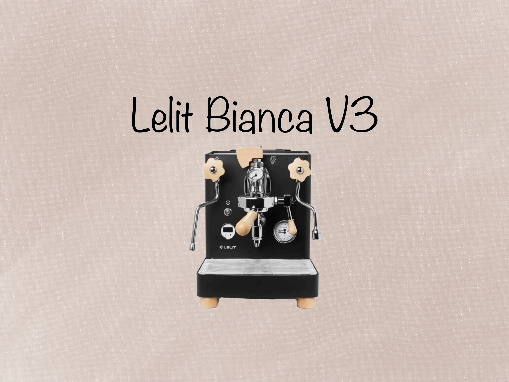 Lelit Bianca V3 Espresso Machine Black