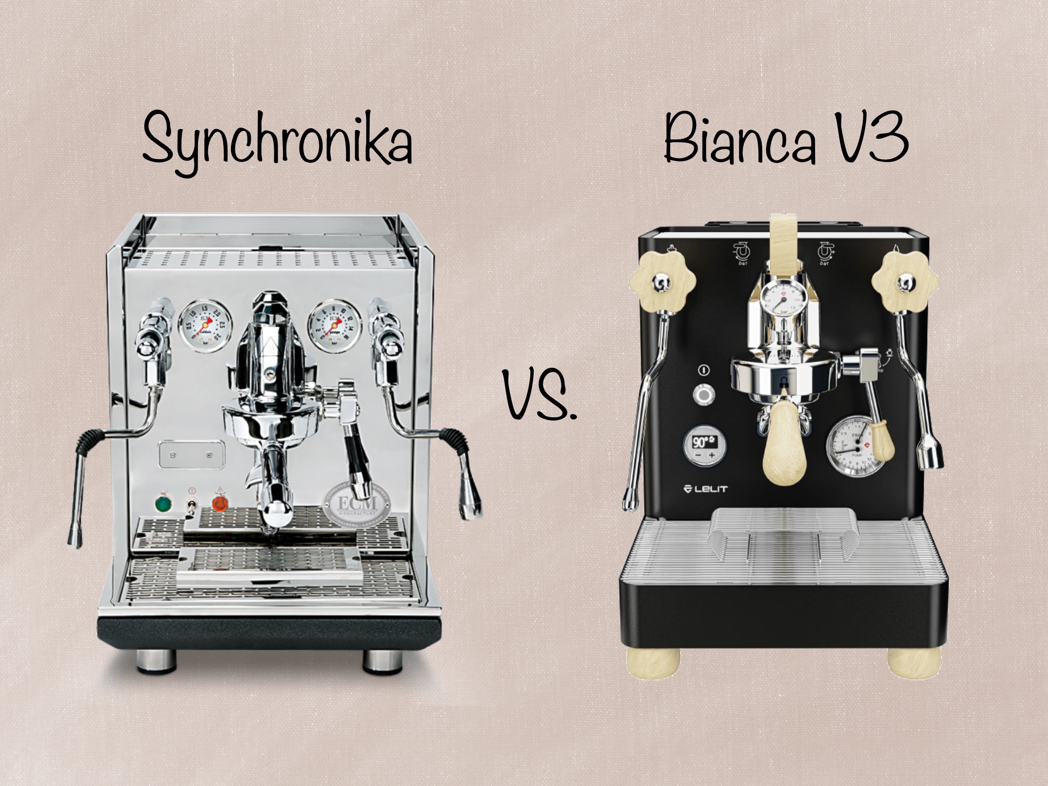 ECM Synchronika vs. Lelit Bianca V3