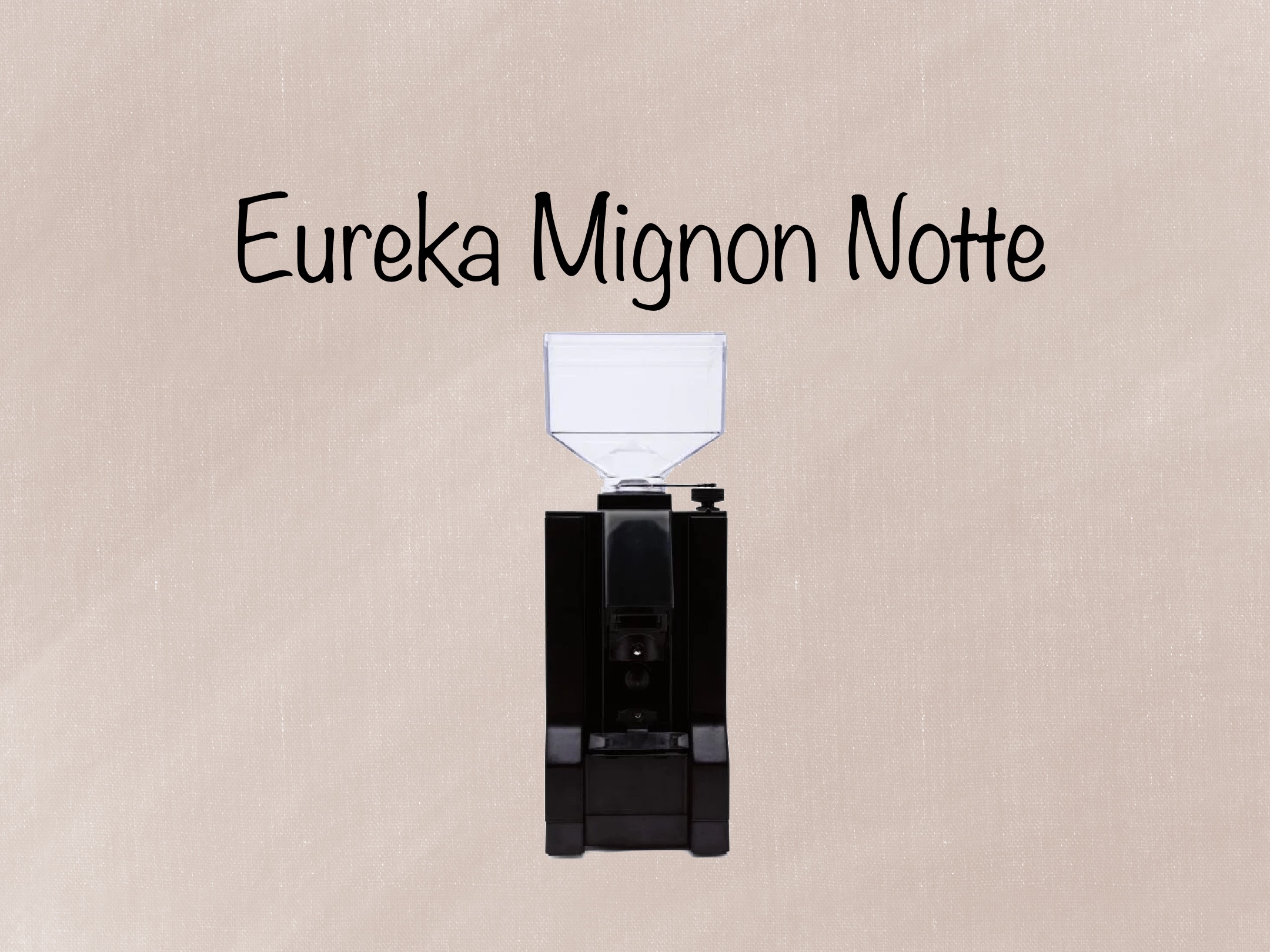 Eureka Mignon Notte Espresso Grinder